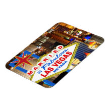 Verheiratet in Vegas Refridgerator Magnet