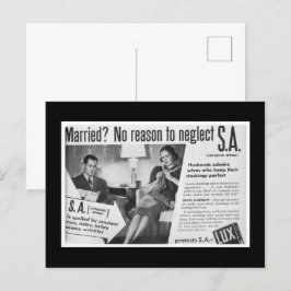 Verheiratet? Kein Grund, "S.A." zu vernachlässigen Postkarte