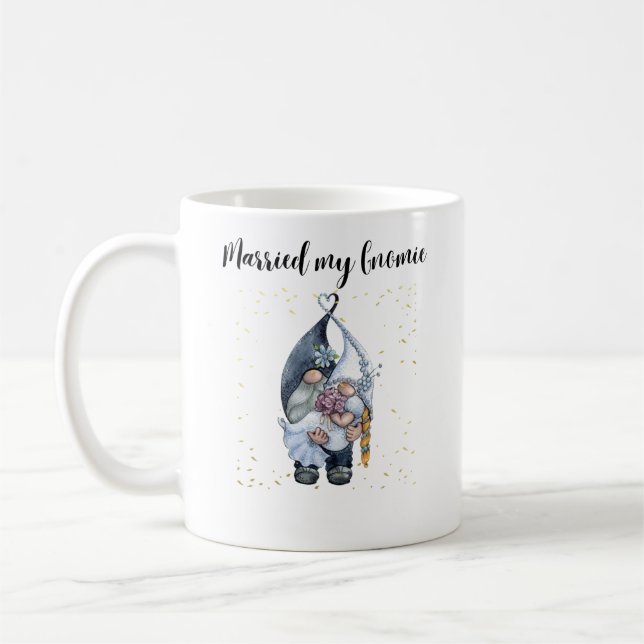 Verheiratet mein Gnomie Kaffeetasse (Links)