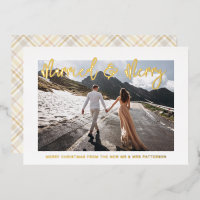 Verheiratet & Merry Wedding Mr & Mrs. First Christ