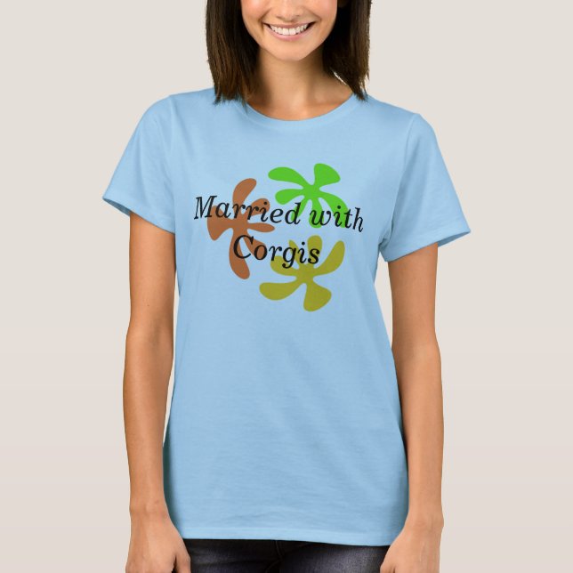 Verheiratet mit Corgis T-Shirt (Vorderseite)
