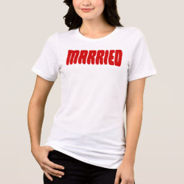 Verheiratet Tri-Blend Shirt