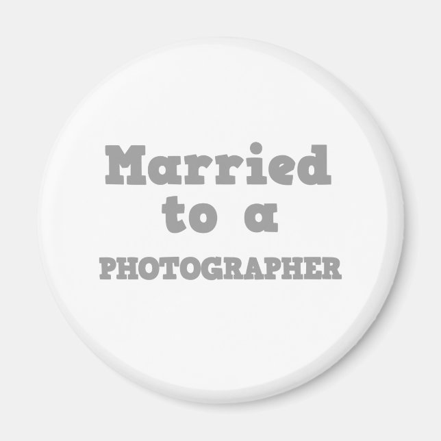 VERHEIRATET ZU EINER FOTOGRAFIE MAGNET (Vorne)