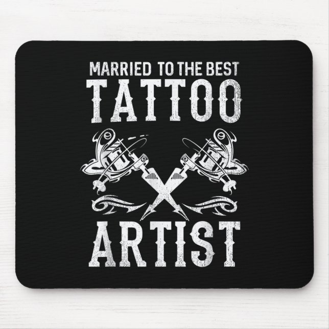 Verheiratet zur besten Ehefrau oder Musikkapelle d Mousepad (Vorne)