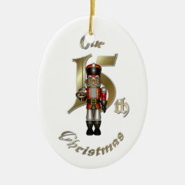 Verheiratete 15. Weihnachtsverzierung Keramik Ornament