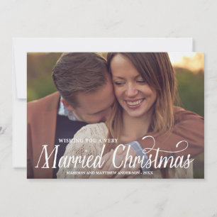 VERHEIRATETE CHRISTMAS FERIENFOTOKARTE FEIERTAGSKARTE