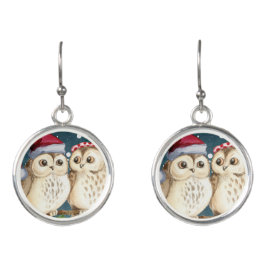 VERHEIRATETE EULEN AUF ein Ohrringe