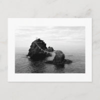 Verheiratete Felsen von Futami, Japan Postkarte