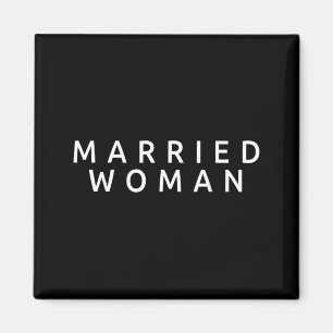 Verheiratete Frau Ehefrau Lustige Hochzeit Ehe Paa Magnet