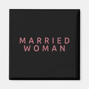 Verheiratete Frau Ehefrau Lustige Hochzeit Ehe Paa Magnet