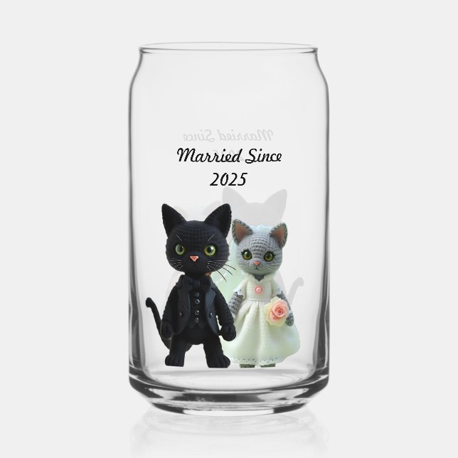 Verheiratete Katzen 2025 Dosenglas (Vorderseite)