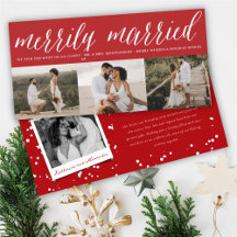 Verheiratete Mr. and Mrs. First Christmas 3 Foto