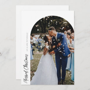 verheiratete Weihnachtsfeier Dankeskarte