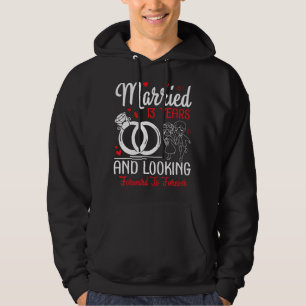 Verheirateten 13 Jahre und auf ewig warten wir Hoodie