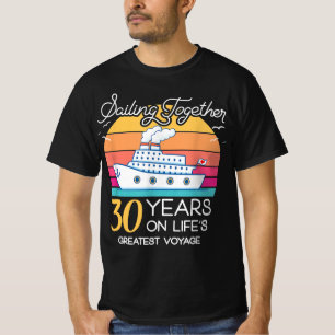 Verheirateten in 30 Jahren Hochzeit Jahrestag Crui T-Shirt