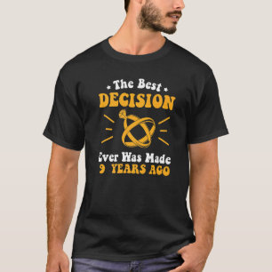Verheirateten niedlichen 9. Hochzeitstag 9 Jahre M T-Shirt