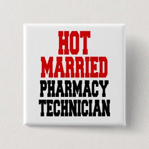 Verheirateter Apotheker Button
