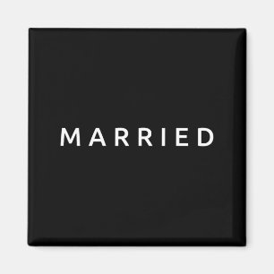 Verheirateter Ehemann Ehefrau Hochzeit Lustiges Pa Magnet