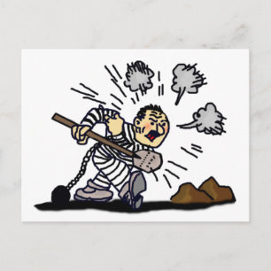 Verheiratetes Leben für Männer Postkarte