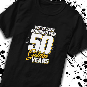 Verheiratetes Paar 50 Jahre 50. Hochzeitstag T-Shirt