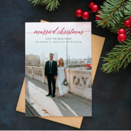 Verheiratetes Weihnachten Neu verheiratetes Foto R