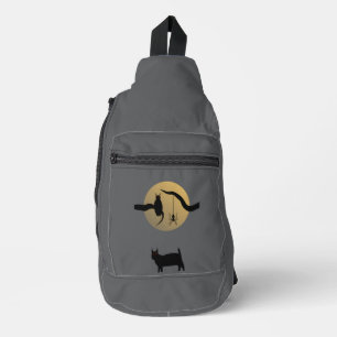 Verhexte Vollmond-Schultertasche Crossbody Bag