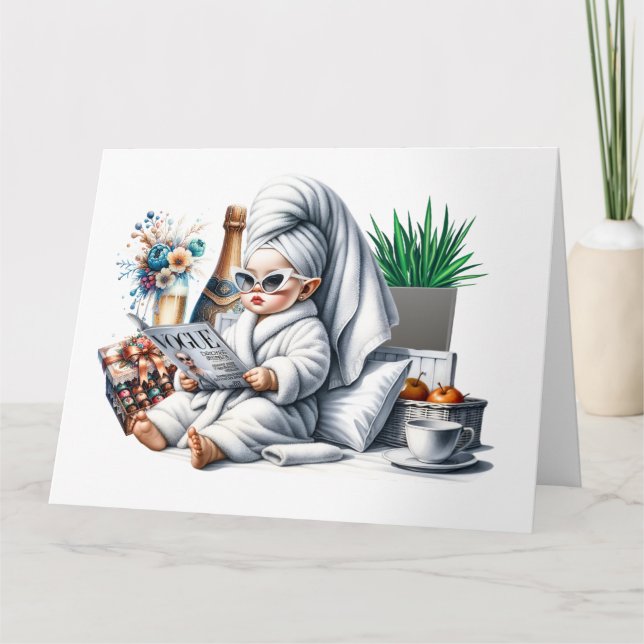 Verhüllen Sie sich selbst - Siehe Rückseite - Karte (Vorderseite)