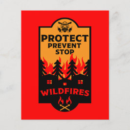 Verhütung von Waldbränden Flyer