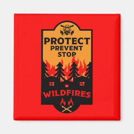 Verhütung von Waldbränden Magnet