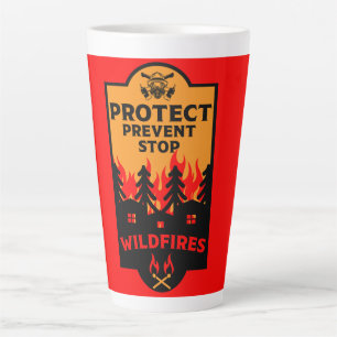 Verhütung von Waldbränden Milchtasse