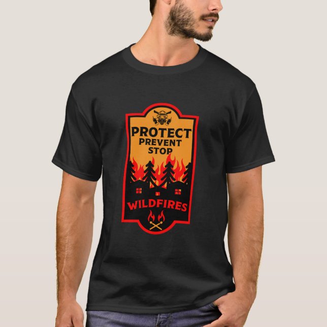 Verhütung von Waldbränden T-Shirt (Vorderseite)