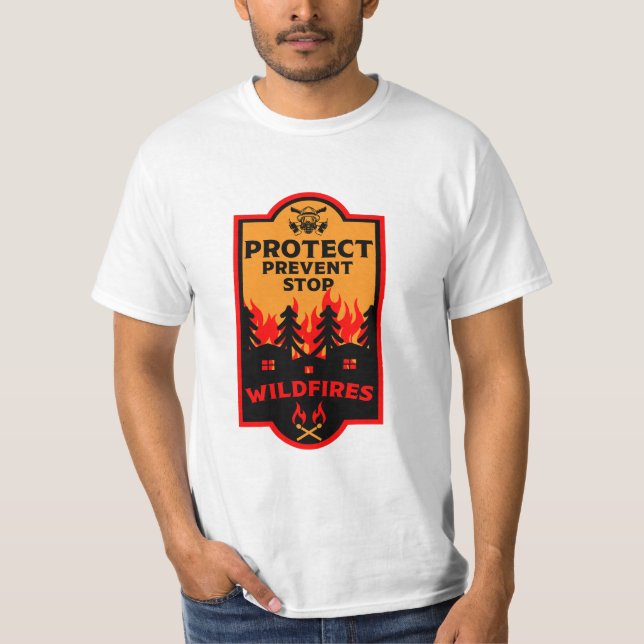 Verhütung von Waldbränden T-Shirt (Vorderseite)