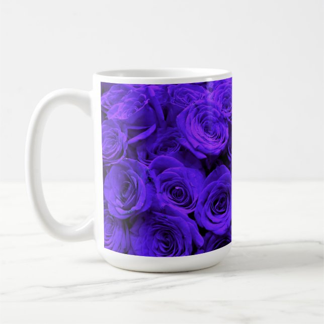 Veri peri periwinkle blaue lila Rose Kaffeetasse (Links)