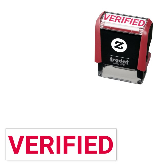 Verified Document Stamp Permastempel (Beispiel)