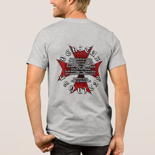 Veritas Aequitas Tri-Blend Shirt (Rückseite)