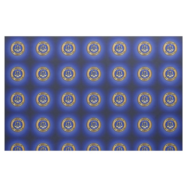 Veritas auf Blue Stoff (Fat Quarter (45,7 x 55,9 cm))