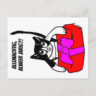 verjaardagskaart met Yuki / birthdaycard  Postkarte