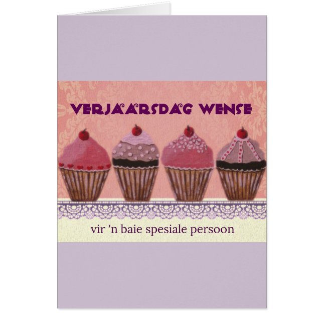 Verjaarsdagwense Vir 'n spesiale persoon (Vorne)