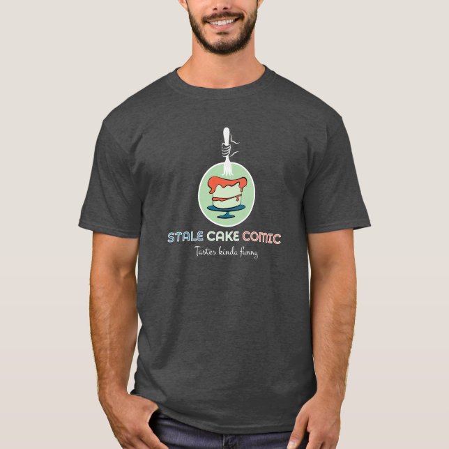Verjährtes Kuchen-Comic T-Shirt (Vorderseite)