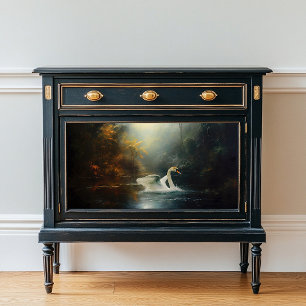 Verjüngung eines Schwangs im Entkundungspapier Geschenkpapier Set