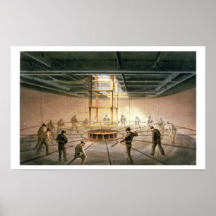 Verkabeln Sie das Überschreiten aus einem der Poster