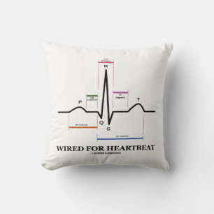 verkabelt für Heartbeat ECG/EKG Sinus Rhythmus Kissen