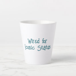 Verkabelt für Iconic Status Latte-Tasse Milchtasse