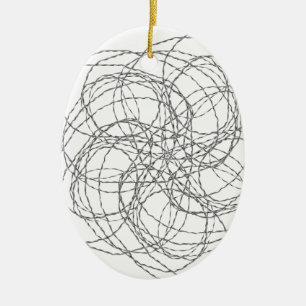 verkabelt keramikornament
