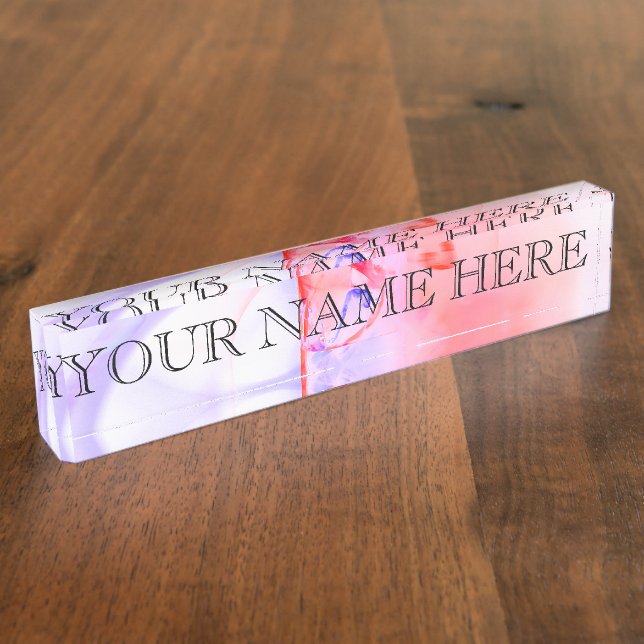 Verkapselungs-Fraktal-Namensschild Namensplakette (Seite)