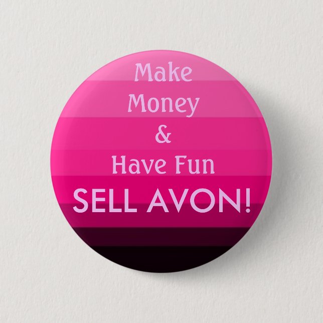 VERKAUF AVON! BUTTON (Vorderseite)