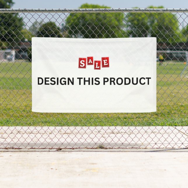 VERKAUF! Banner - 3' x 5' - Außenbereich - Kundens (Insitu)