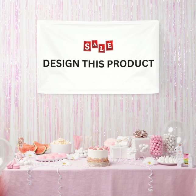 VERKAUF! Banner - 3' x 5' - Innenbereich - Benutze (Party)