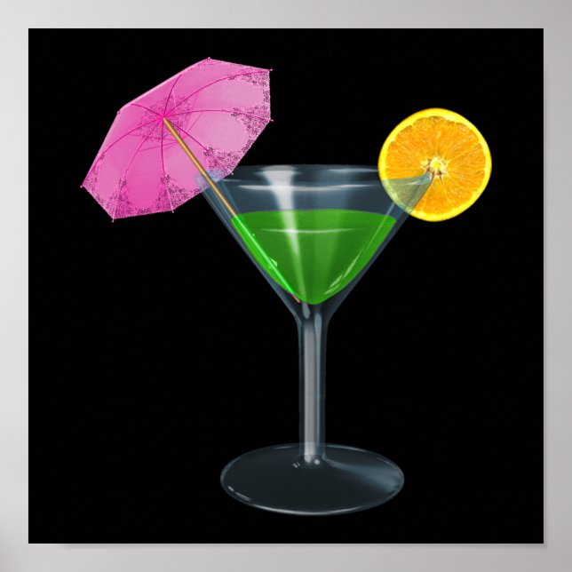 VERKAUF ! Cocktailposter von SRF Poster (Vorne)