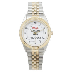 VERKAUF! Frauenwache - Personalisiert - zwei Tone Armbanduhr